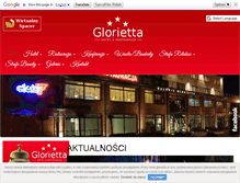 Tablet Screenshot of glorietta.pl